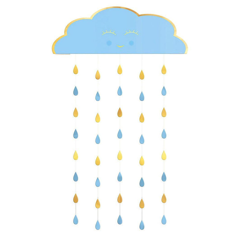 Oh Baby Boy Door Curtain 75in x 38in Decorations - Party Centre