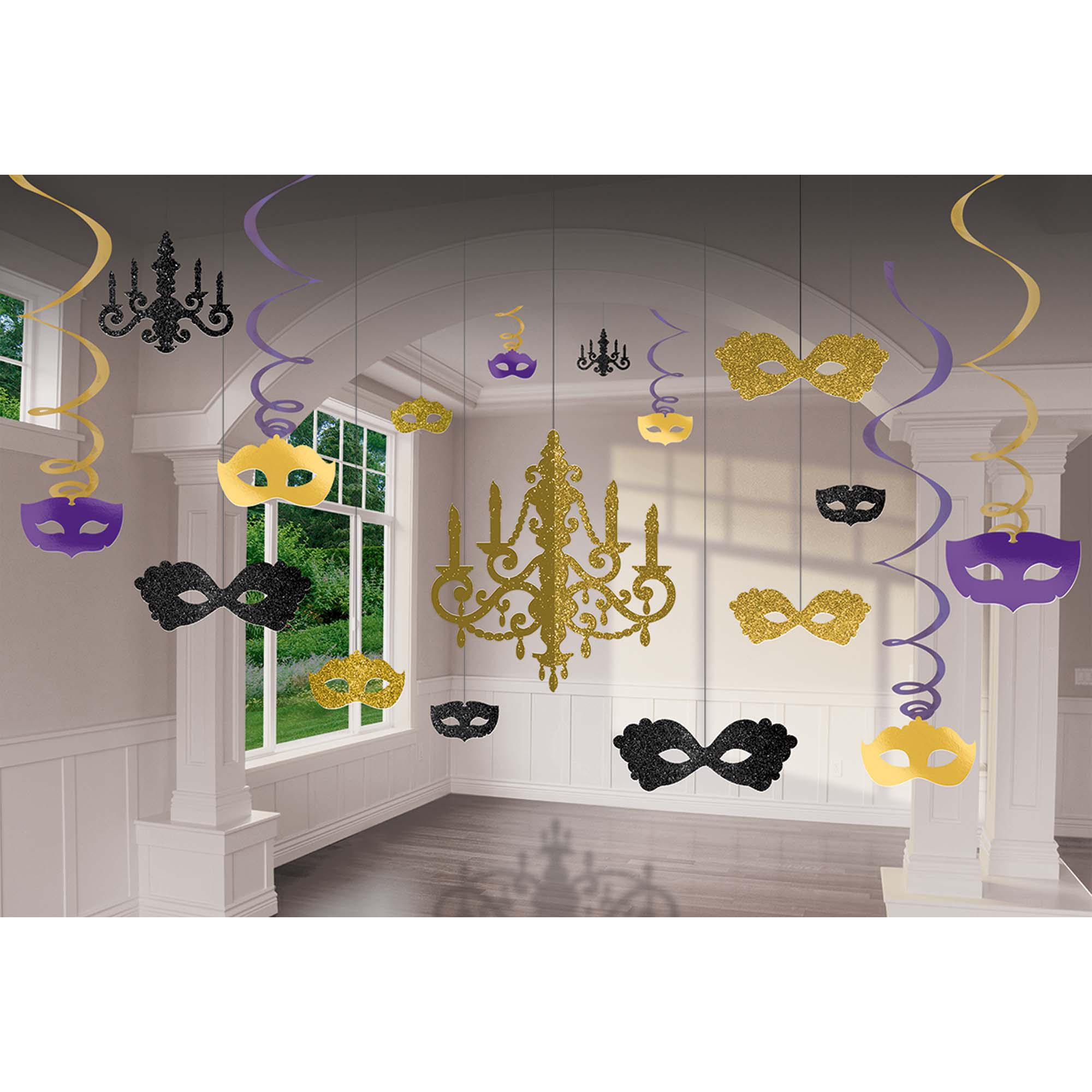 A Night In Disguise Chandelier Decorating Kit Decorations - Party Centre