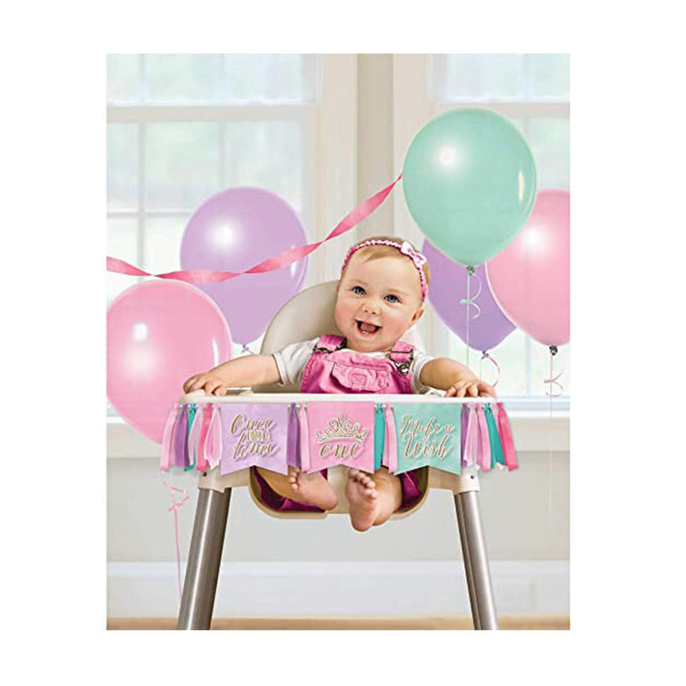 Once Upon A Time Pennant Banner High Chair Decorating Kit Decorations - Party Centre