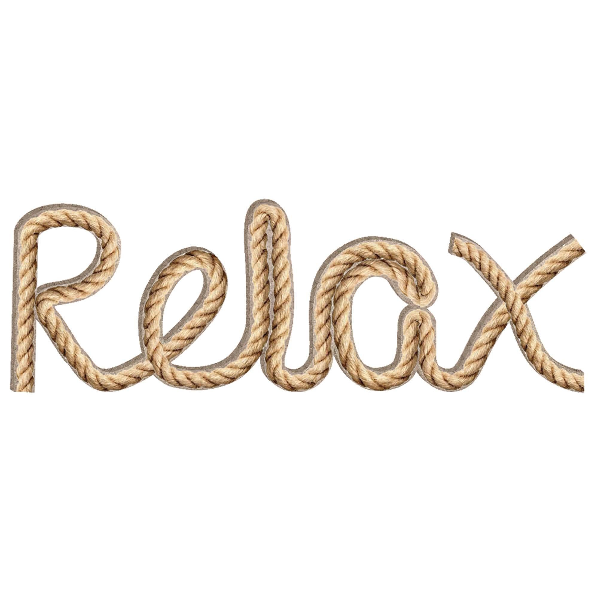 Relax Word Sign Decoration Decorations - Party Centre