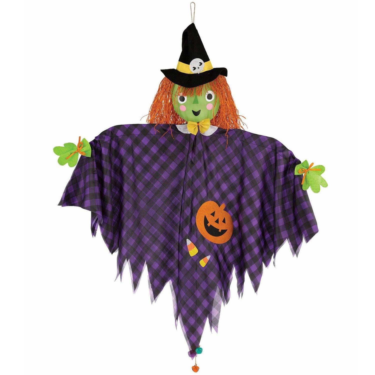 Witch Fabric Hanging Decoration 48in Decorations - Party Centre