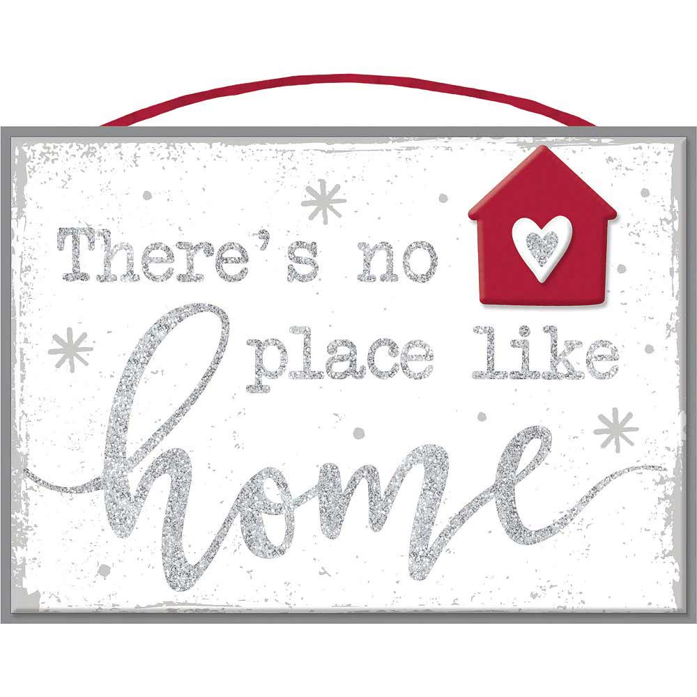 Holiday Home Hanging Sign 5in x 7in Decorations - Party Centre