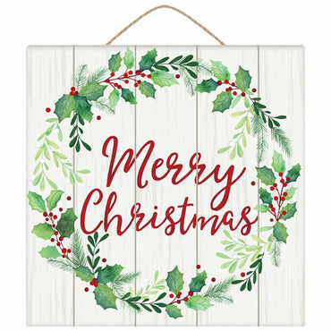 Holiday Home Sign Decoration 13.4in x 13.4in Decorations - Party Centre