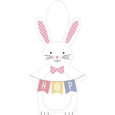 Pastel Bunny Easel Sign MDF w/ Twine Hanger