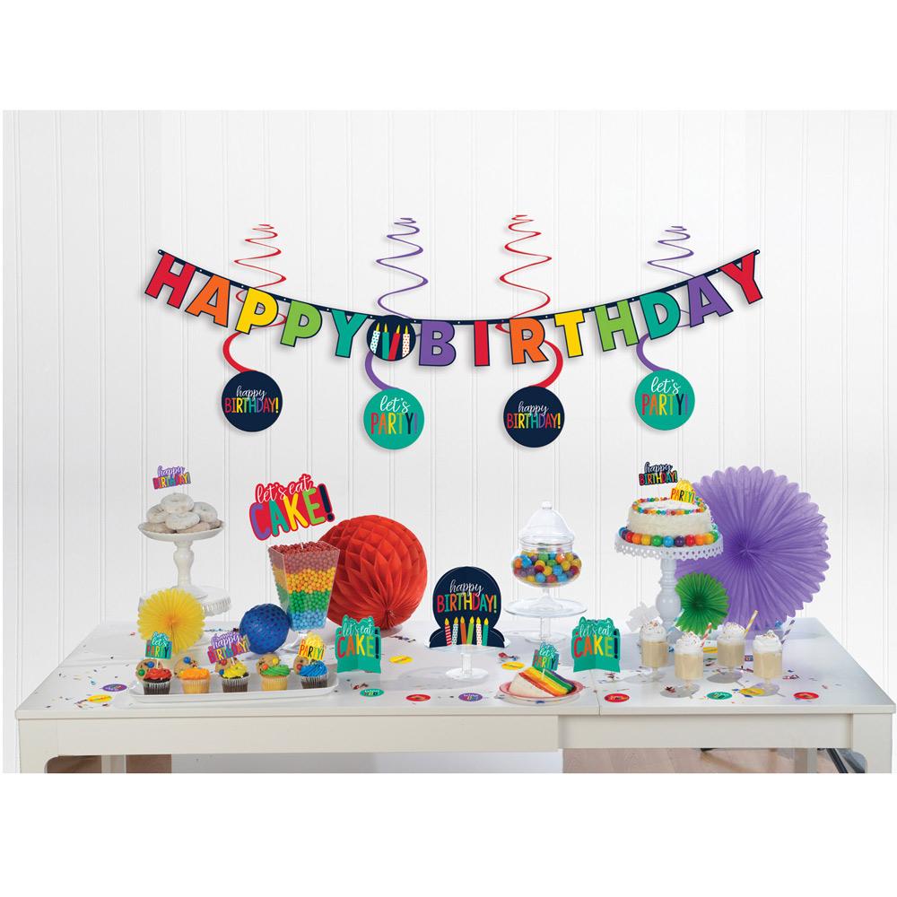 Rainbow Mini Decorating Kit Decorations - Party Centre
