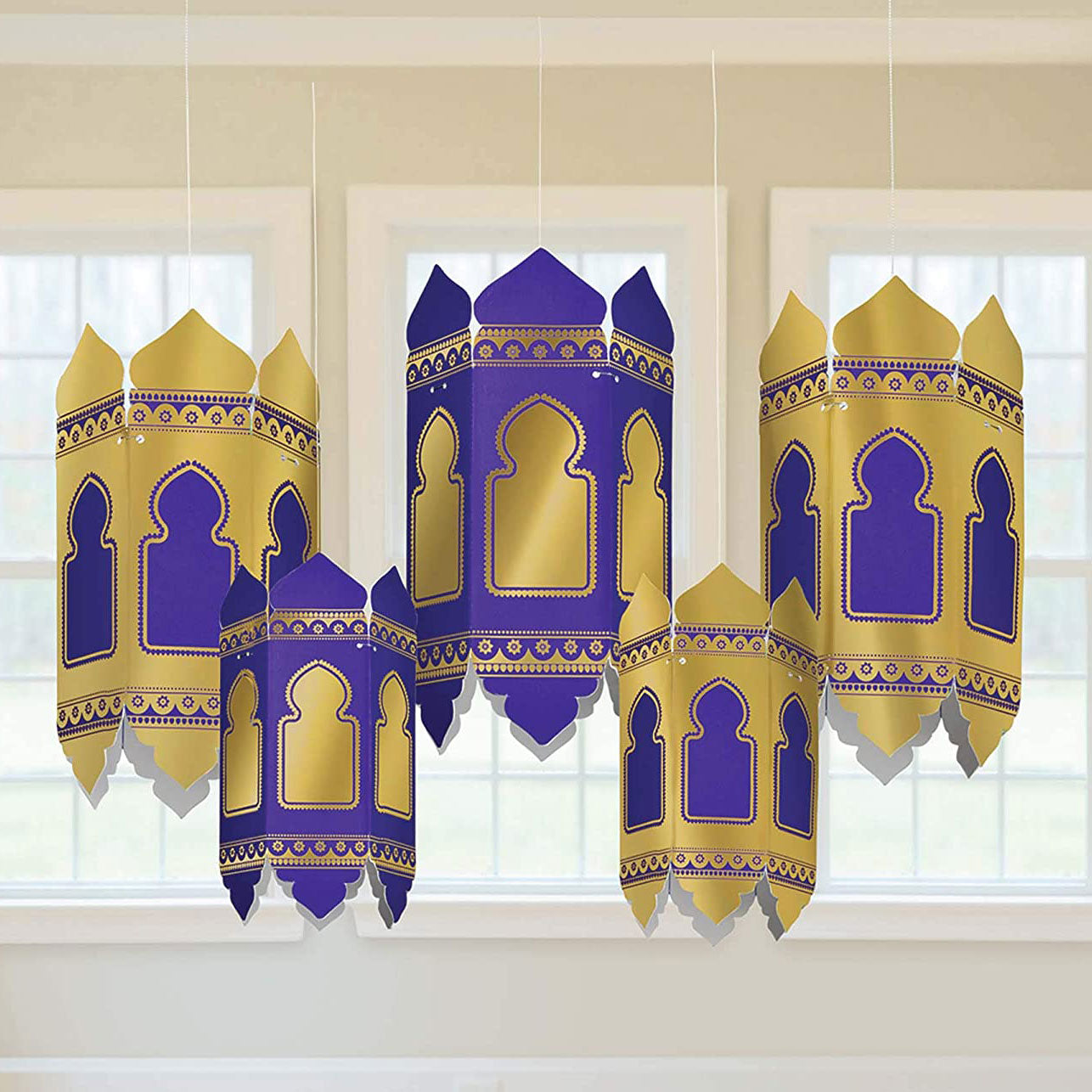 Eid Hot-Stamped Paper Lanterns