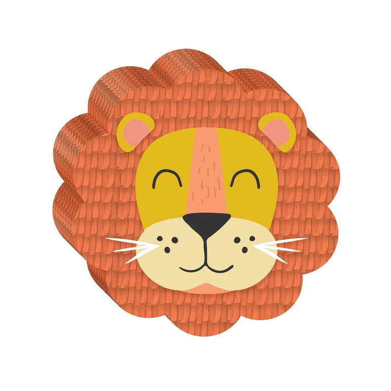 Get Wild Birthday Mini Piñata Decoration Cardboard & Tissue 7in