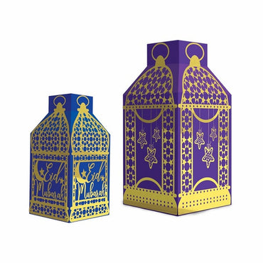 Eid Lantern 3D Table Decorations 5pcs