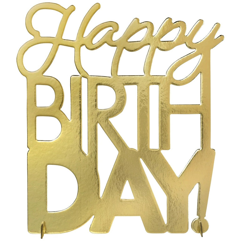 Golden Age Birthday Centerpiece Foil