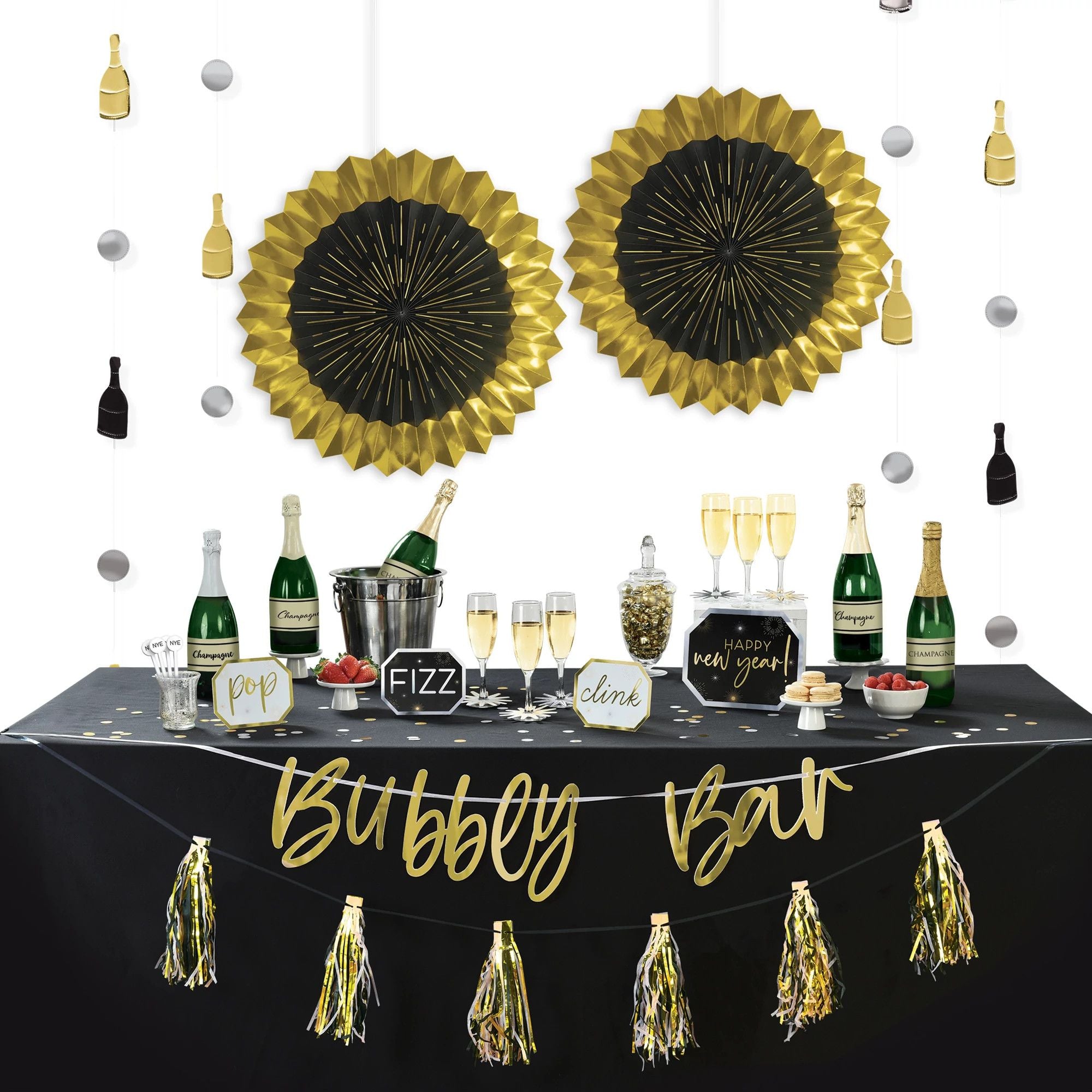 New Year Bubbly Bar Deluxe Decorating Kit