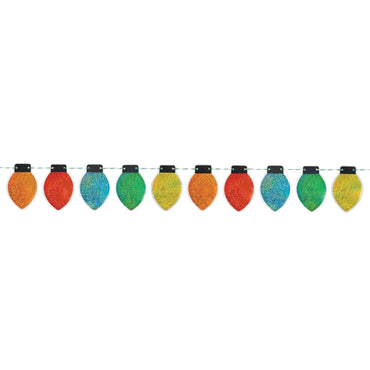 Prismatic Bulb Garland Paper