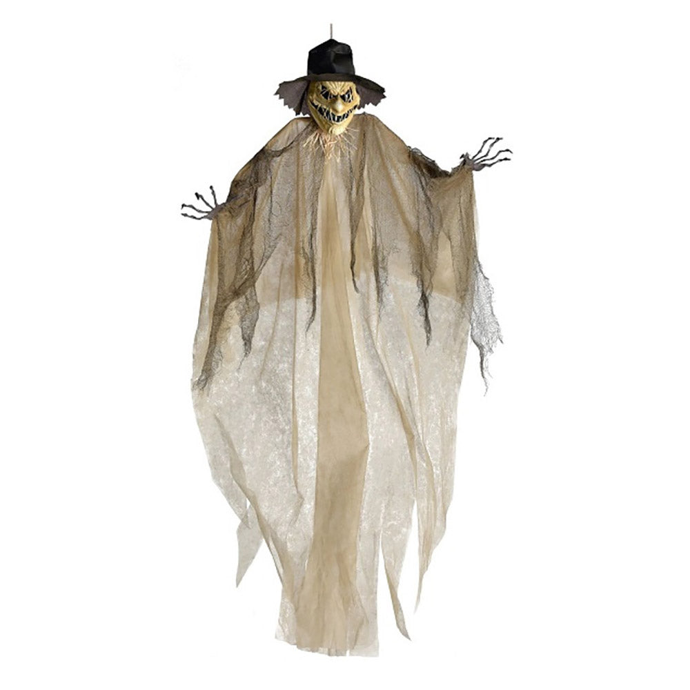 Scarecrow Scary Prop Hanging Decoration 7in