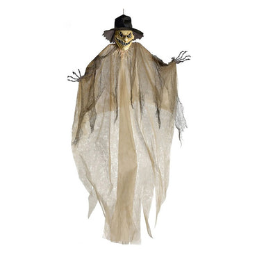 Scarecrow Scary Prop Hanging Decoration 7in