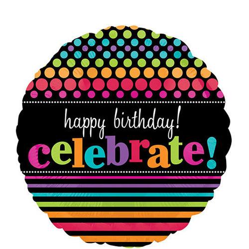 Party On Celebrate Foil Balloon 18in