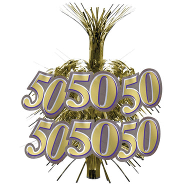 Gold Anniversary Cascade Centrepiece