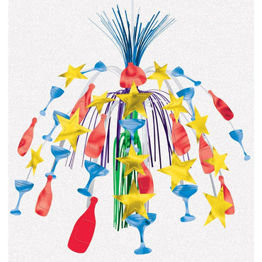 Jewel Tones New Year Hanging Cascade Decorations - Party Centre