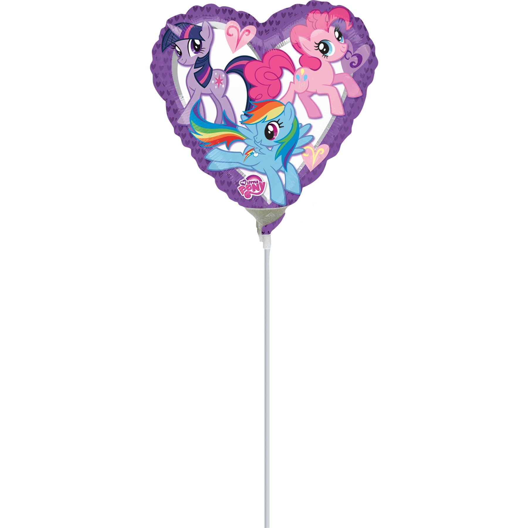 My Little Pony Heart Foil Balloon 9in Balloons & Streamers - Party Centre