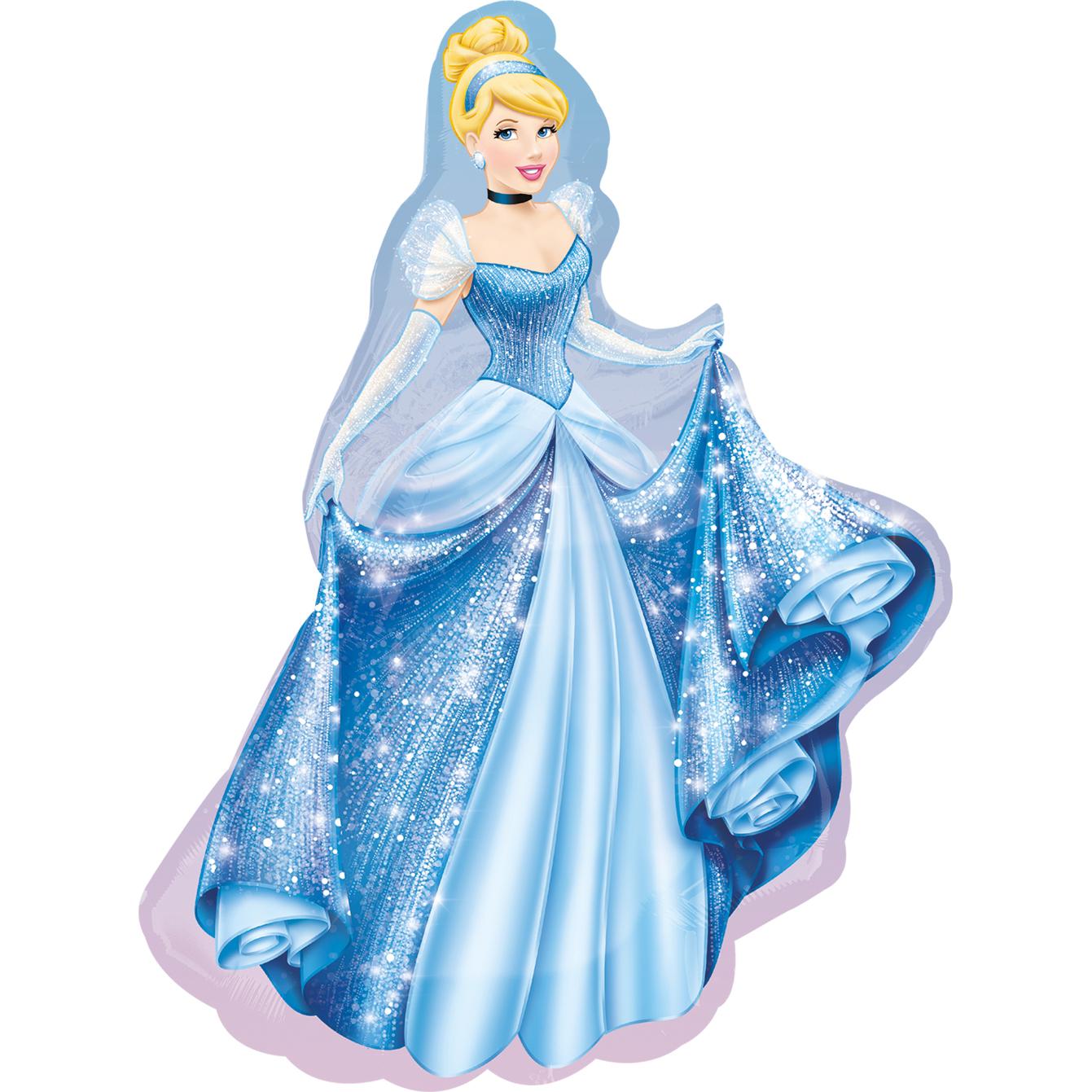 Cinderella SuperShape Foil Balloon 28 x 33in Balloons & Streamers - Party Centre