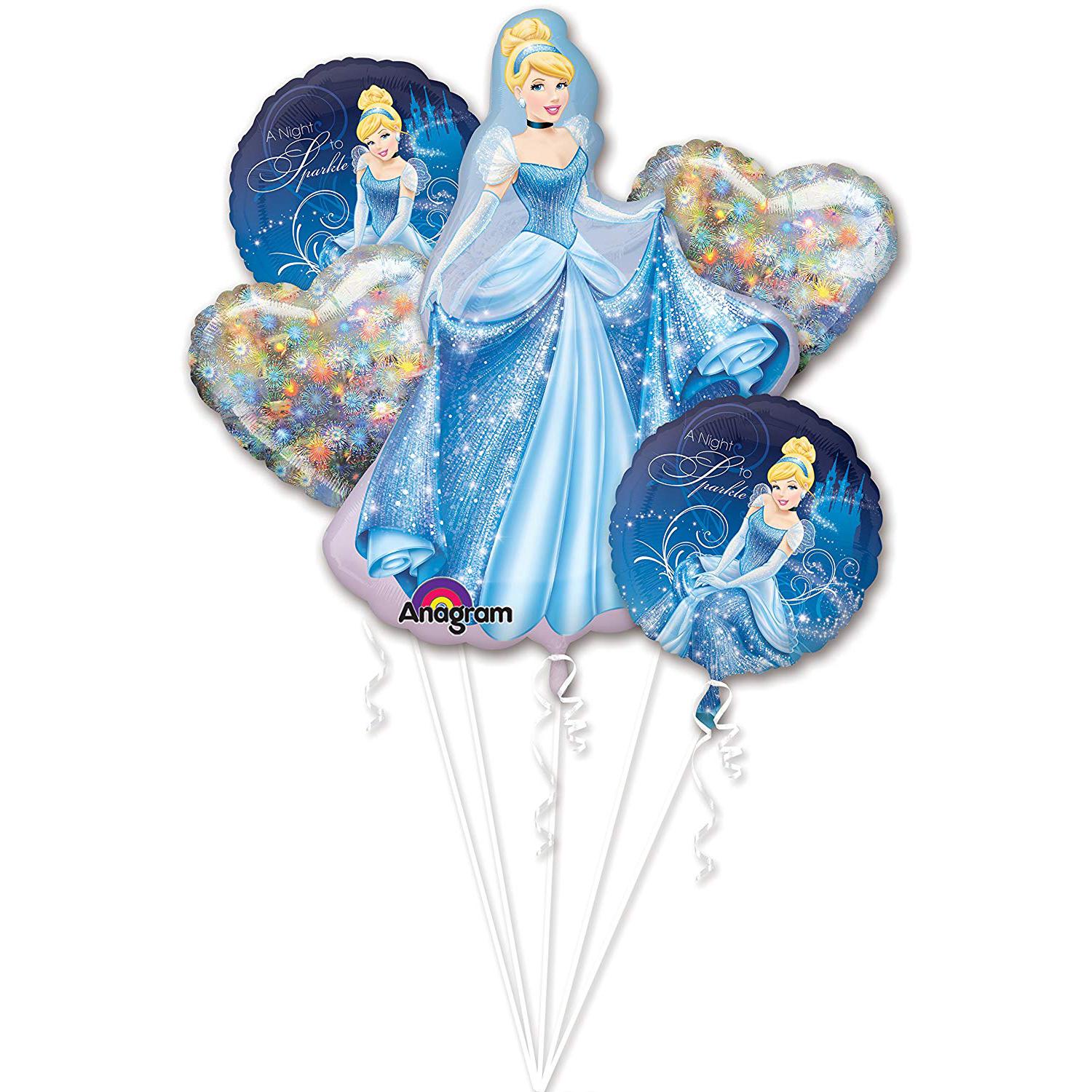 Cinderella Balloon Bouquet Balloons & Streamers - Party Centre