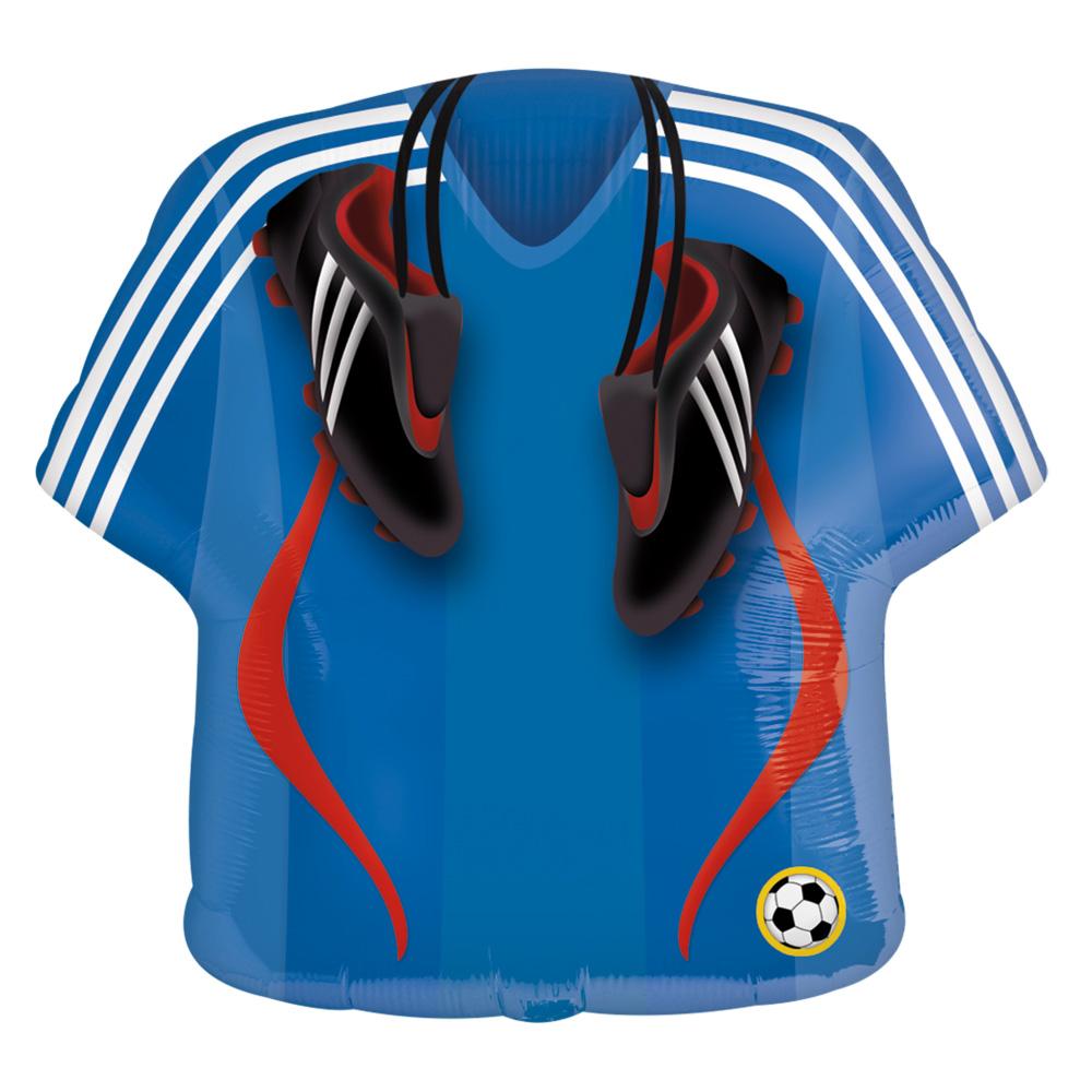 Super Soccer Jersey Foil Balloon 24 x 22in Balloons & Streamers - Party Centre