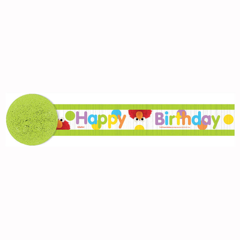 Sesame Street Crepe Streamer Decorations - Party Centre