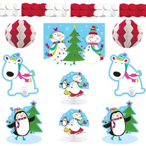 Joyful Snowman Decorating Kit Decorations - Party Centre