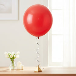Apple Red Standard Latex Balloons 3ft Balloons & Streamers - Party Centre