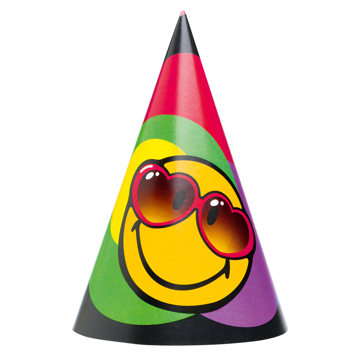 Smiley Express Yourself Party Hats 6pcs Party Accessories - Party Centre
