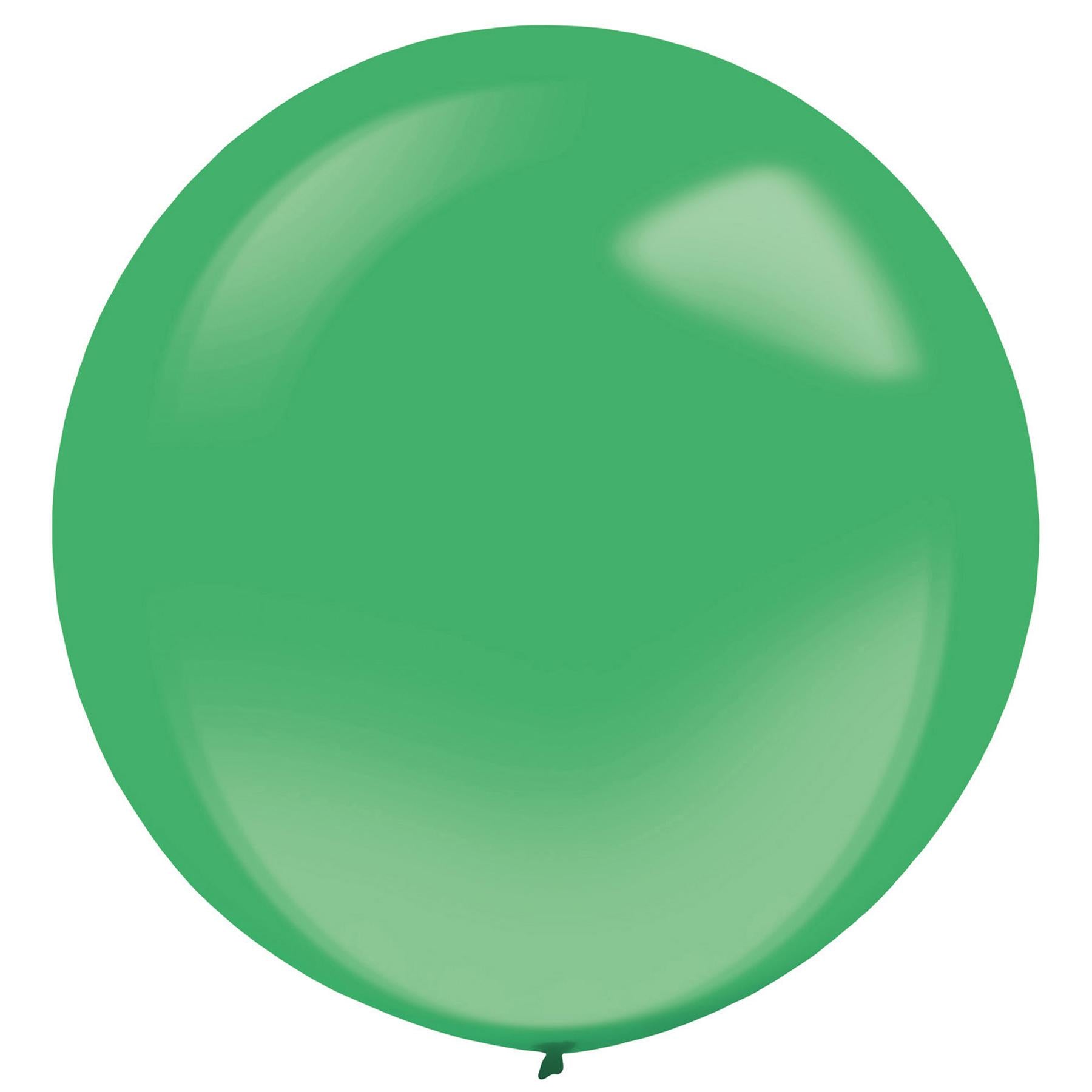Festive Green Standard Latex Balloons 3ft Balloons & Streamers - Party Centre