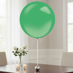 Festive Green Standard Latex Balloons 3ft Balloons & Streamers - Party Centre