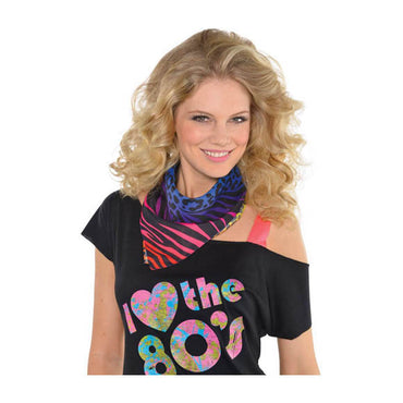 Totally 80's Zebra Bandanas 10pcs