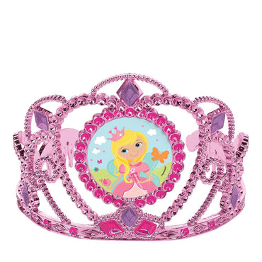 Woodland Princess Plastic Electroplated Tiara Costumes & Apparel - Party Centre