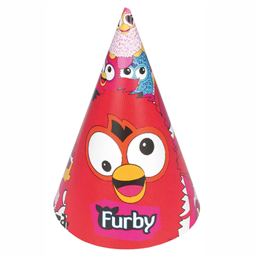 Furby Party Hats 6pcs Party Accessories - Party Centre