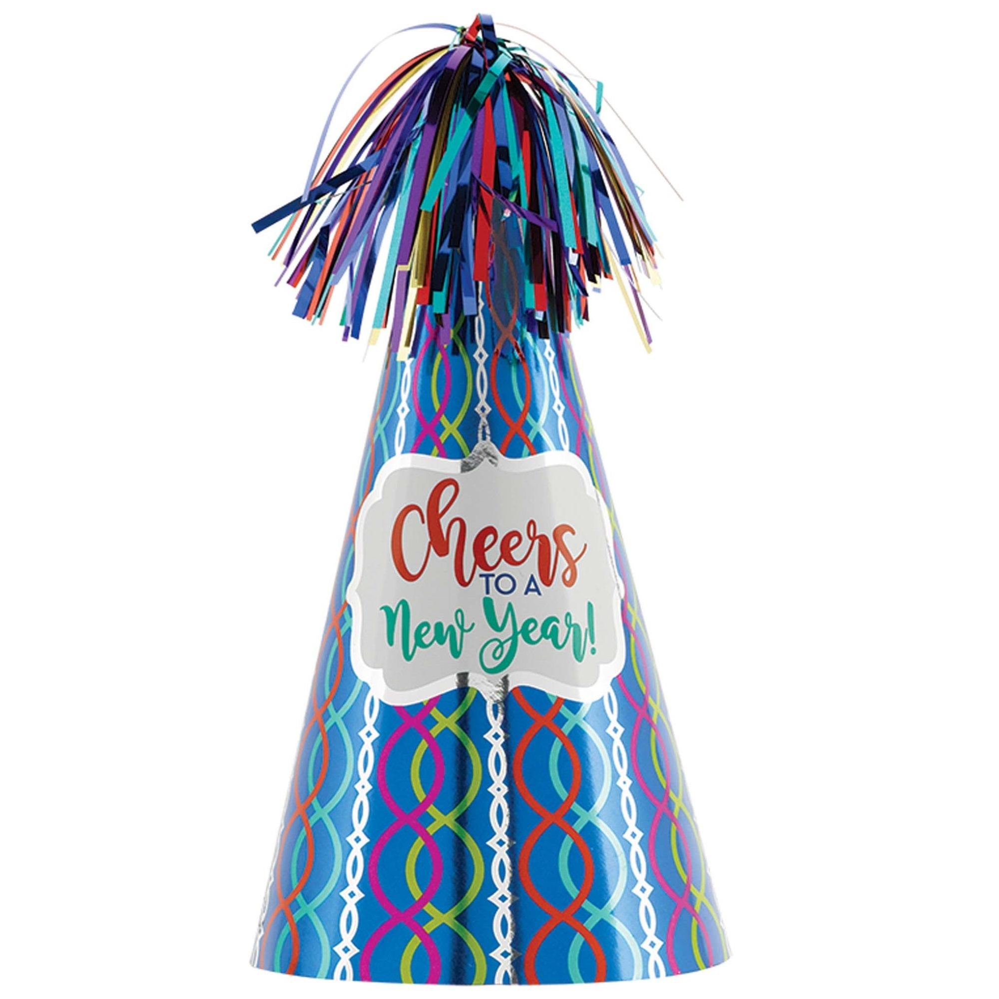 New Year  Jewel Tone Cone Hat Party Accessories - Party Centre