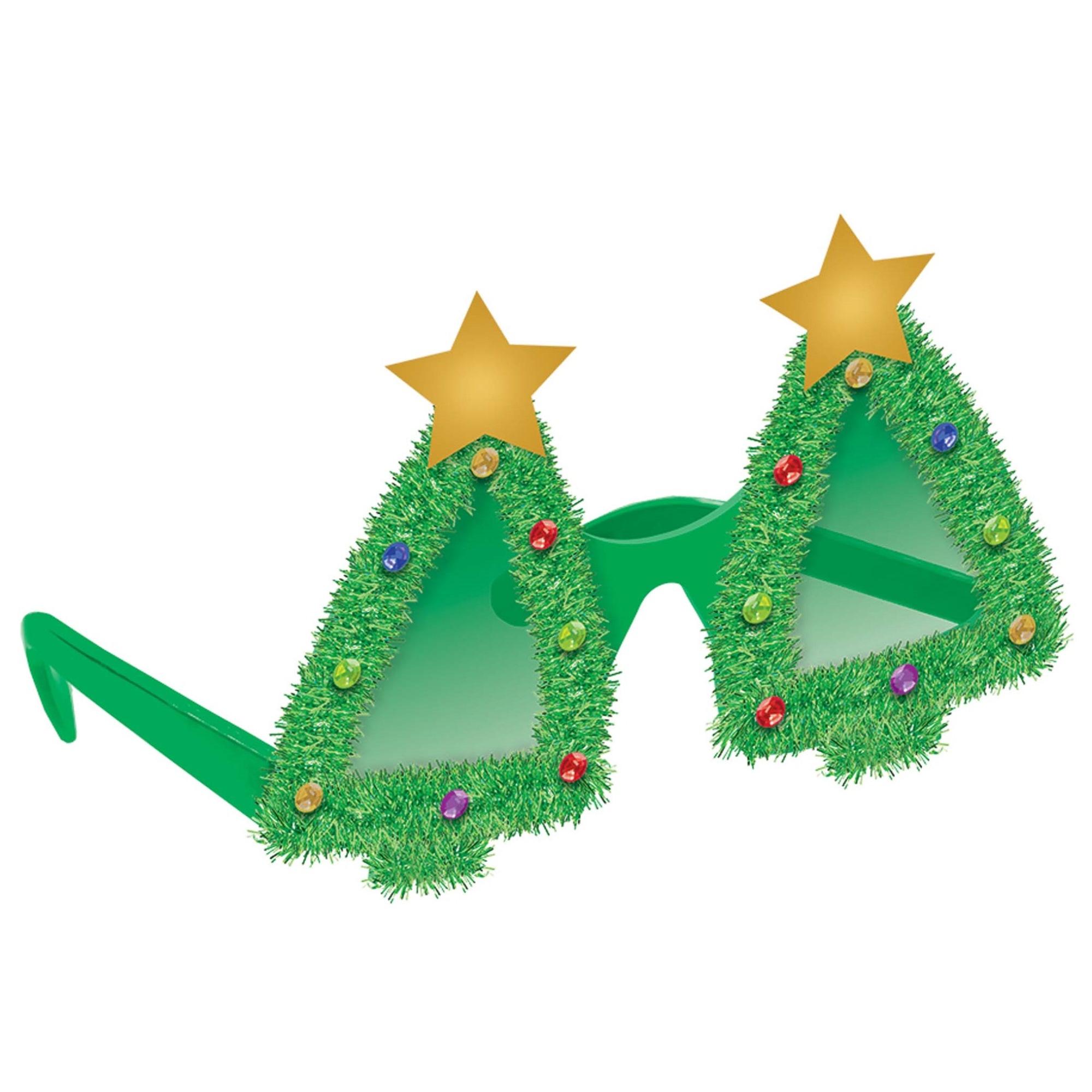 Tree Tinsel Glasses Costumes & Apparel - Party Centre