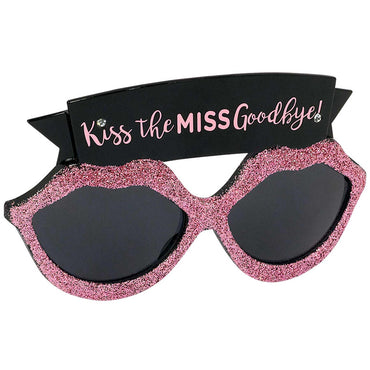 Bachelorette Kiss The Miss Goodbye Glasses Costumes & Apparel - Party Centre