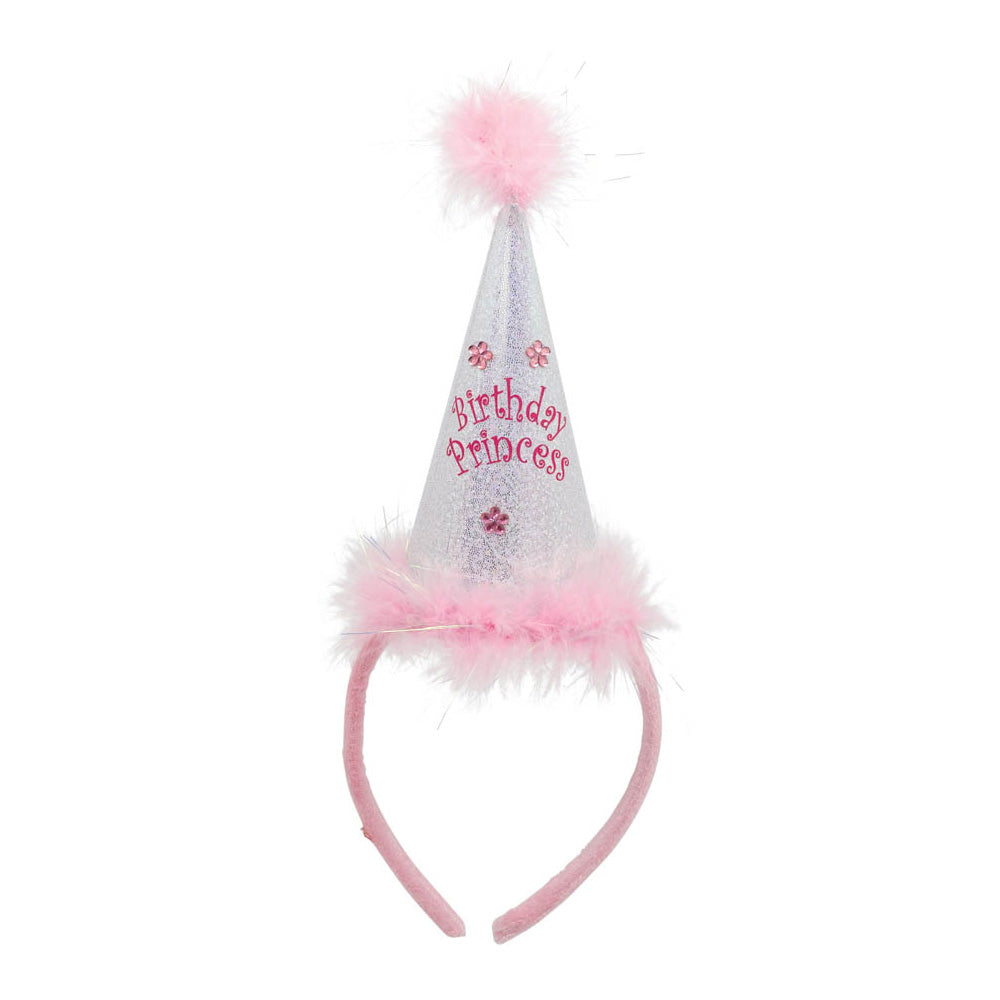 Princess Cone Hat Headband 10 x 7in Costumes & Apparel - Party Centre