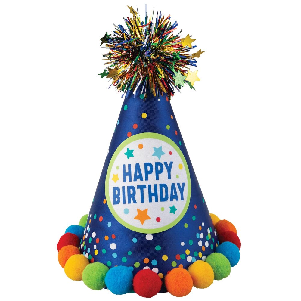 Shop Primary Birthday Cone Hat 8in Party Centre, UAE 2025