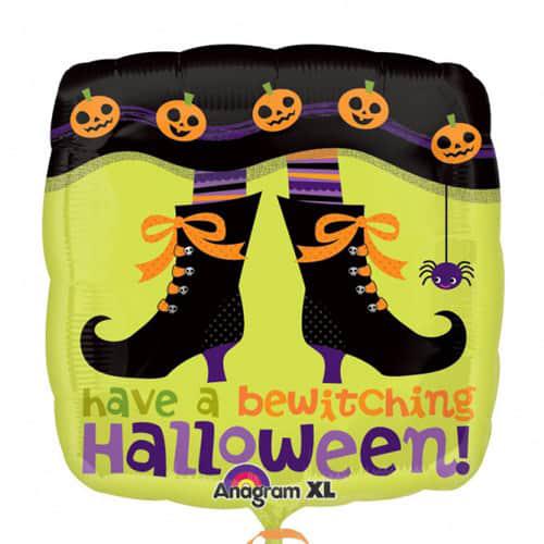 Bewitching Halloween Foil Balloon 18in Balloons & Streamers - Party Centre