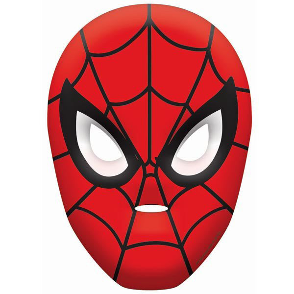 Spiderman Webbed Vaccum Form Mask Costumes & Apparel - Party Centre