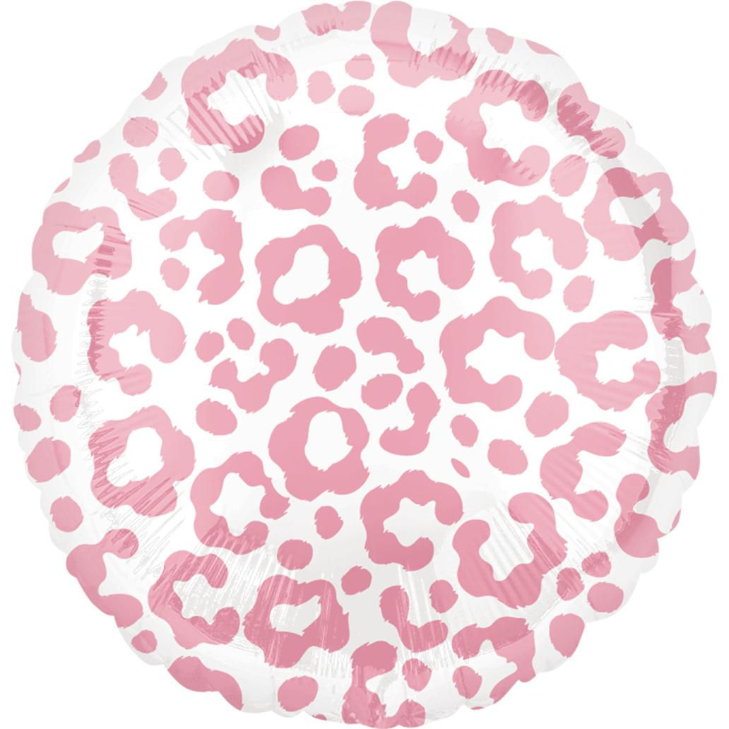 Pink Cheetah Foil Balloon 18in Balloons & Streamers - Party Centre