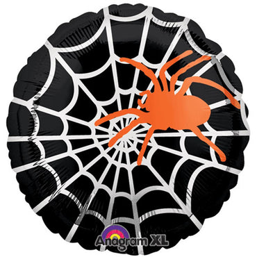 Sophisticated Spider Web Foil Balloon 18in Balloons & Streamers - Party Centre