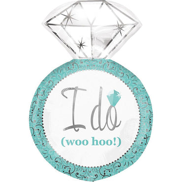 I Do Blue Supershape Balloon Balloons & Streamers - Party Centre