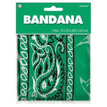 Bandana Green Costumes & Apparel - Party Centre