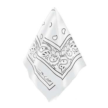 Bandana White Costumes & Apparel - Party Centre