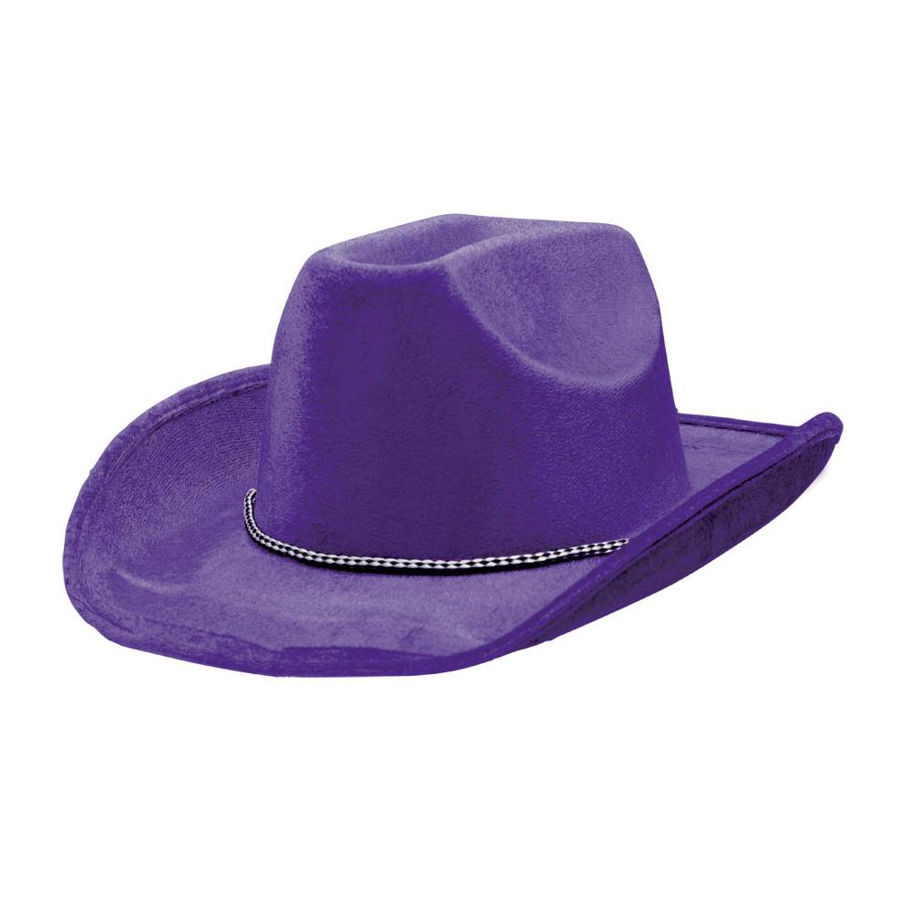 Cowboy Hat Purple Costumes & Apparel - Party Centre