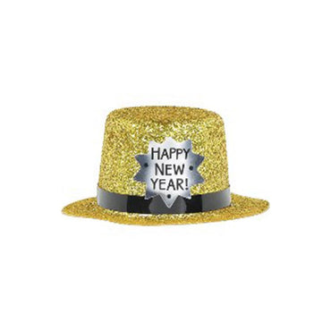 Enchanted Evening Glitter Top Hat Costumes & Apparel - Party Centre