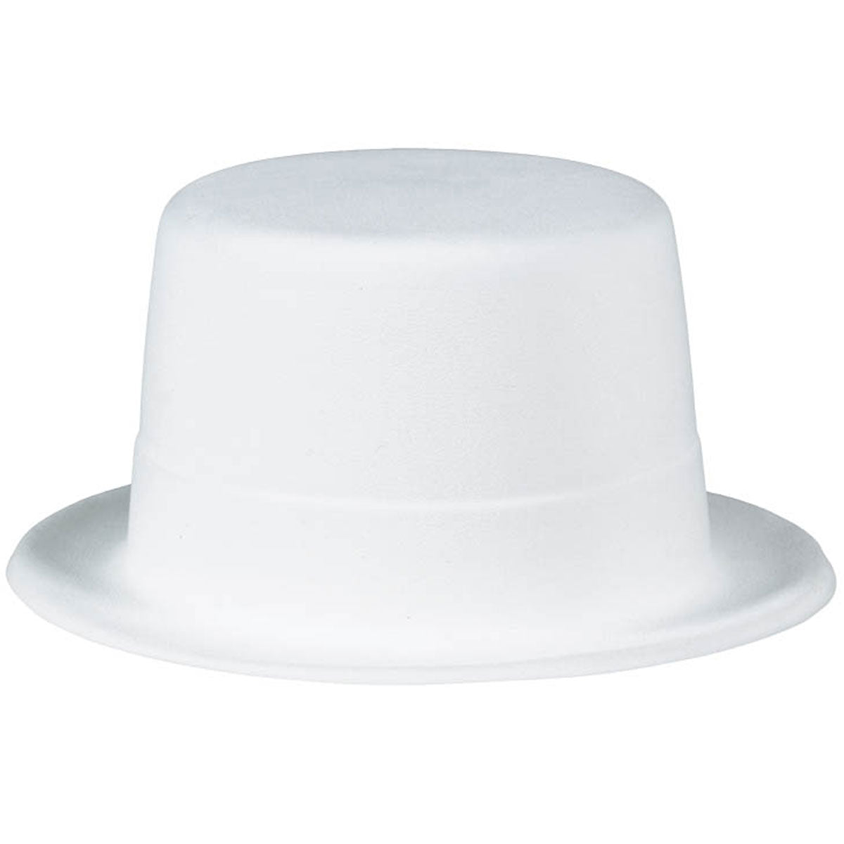 White Felt Top Hat Costumes & Apparel - Party Centre