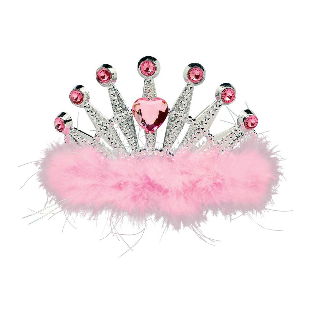 Pretty Pink Tiara 7in Costumes & Apparel - Party Centre