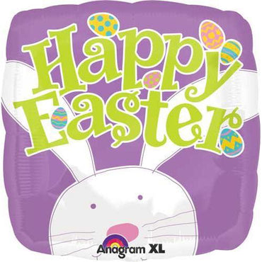 Peeking Bunny Foil Balloon 18in Balloons & Streamers - Party Centre